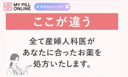 マイピルオンラインのアフターピル処方